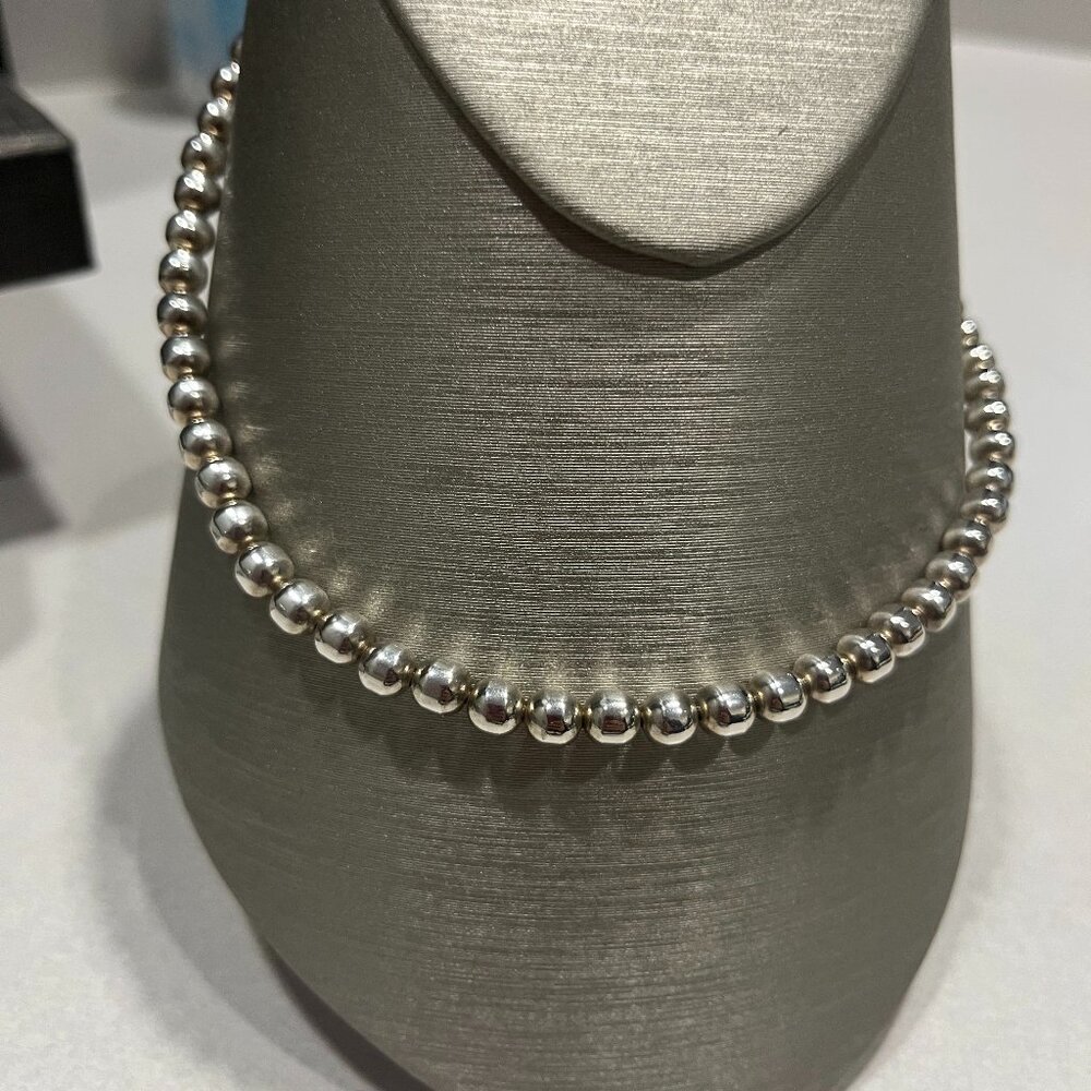 Sterling Silver Beautiful Ball Necklace